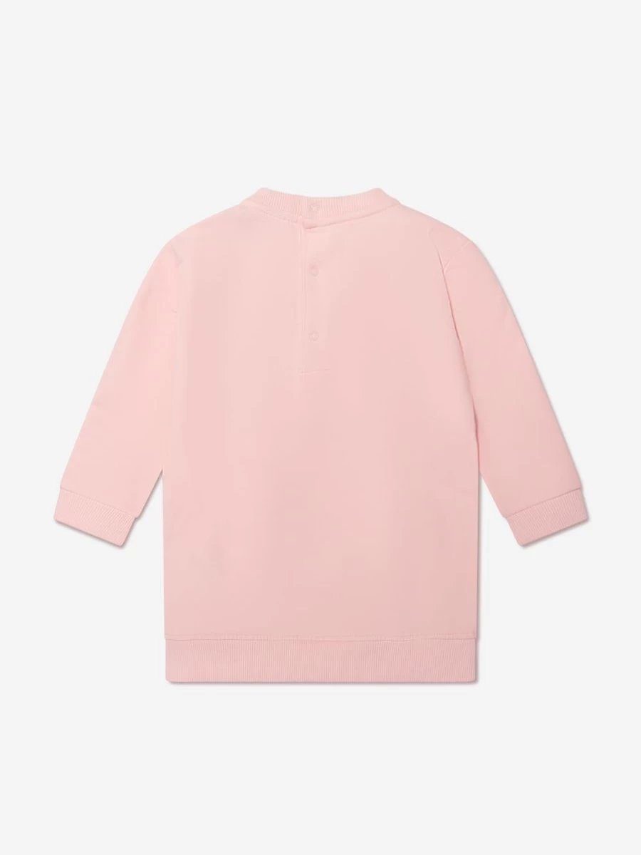 Moschino Kids Baby Girls Pink Teacup Sweater Dress - Cute & Comfortable Outfit