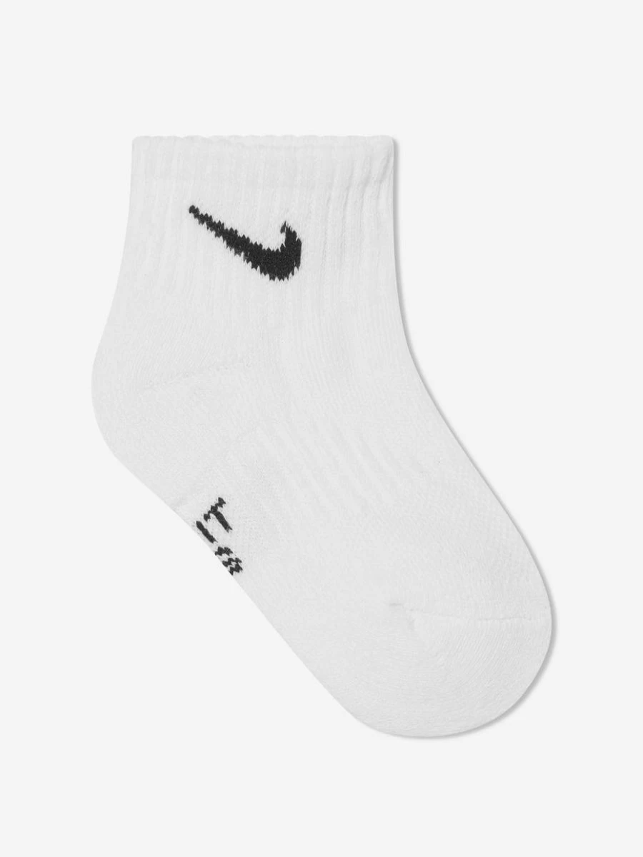Nike Boys' White Athletic Performance Socks Multi-Pack