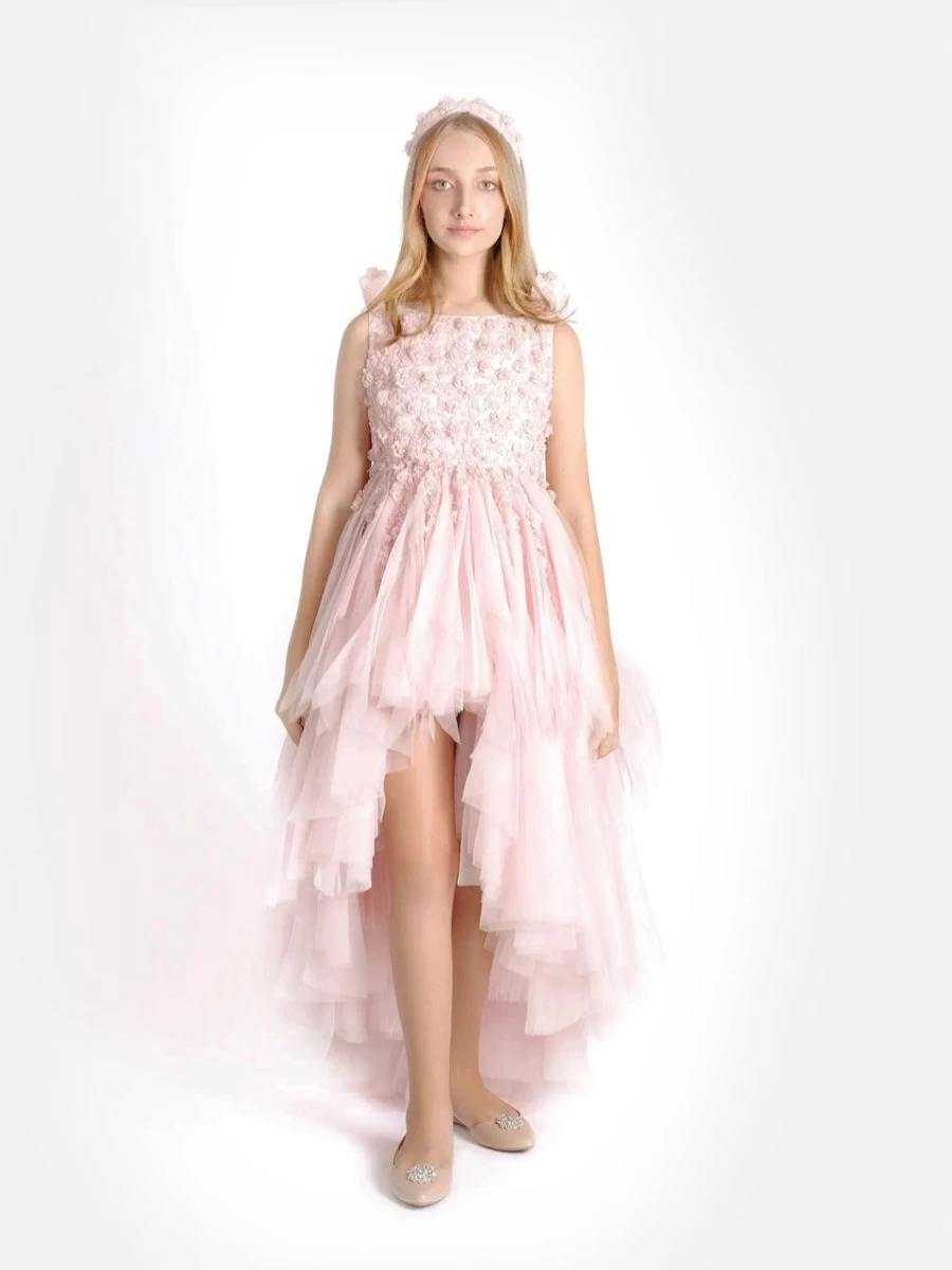 "Maison Ava Teen Girls Pink Ballet Florentina Dress"