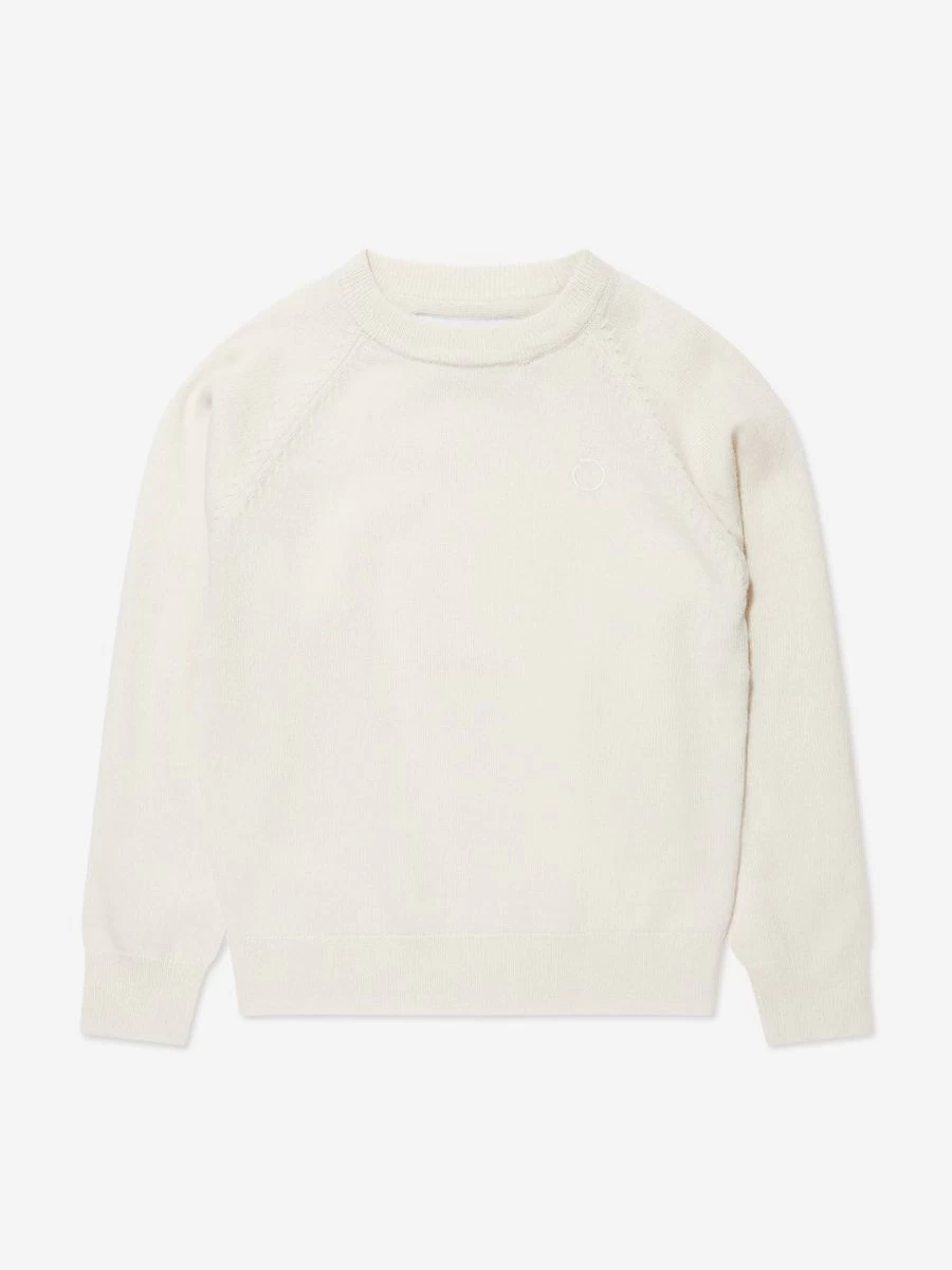 Trussardi Boys Ivory Hershel Sweatshirt - Premium Cotton Pullover for Kids