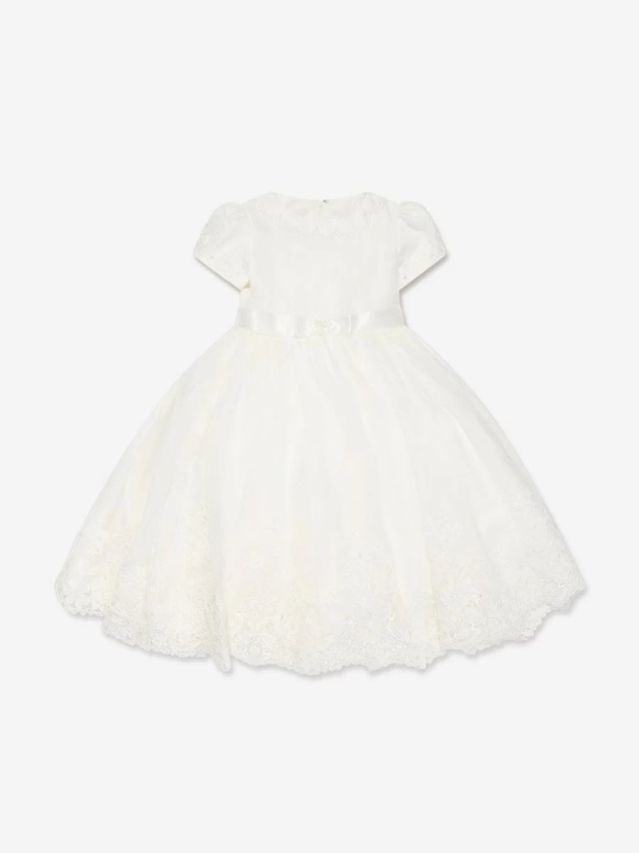 Sarah Louise Girls Ivory Ballerina Length Ceremonial Dress | Childsplay Clothing