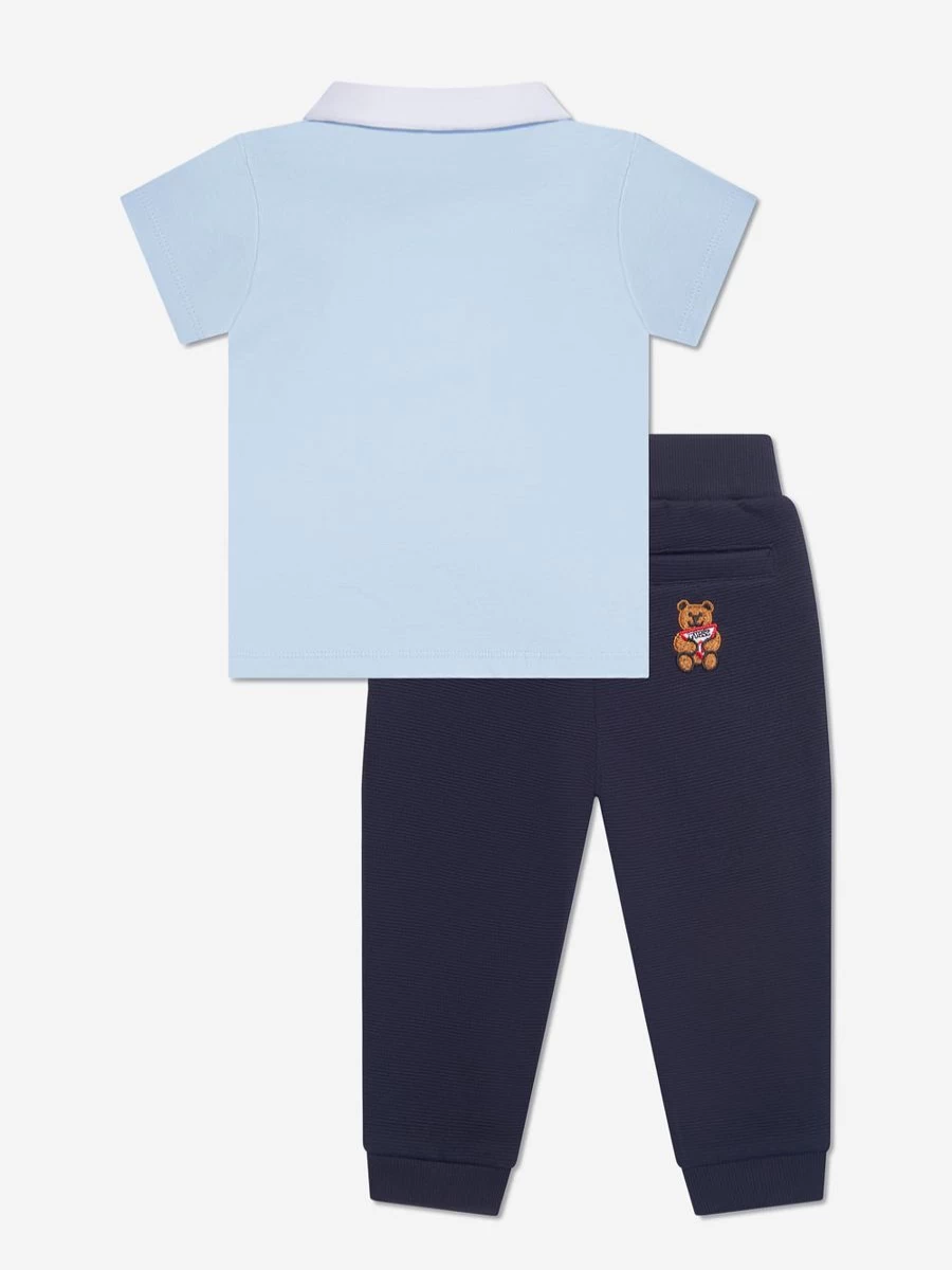 Guess Boys' Blue Jogger Pants Set - Comfortable Athletic Wear for Kids
