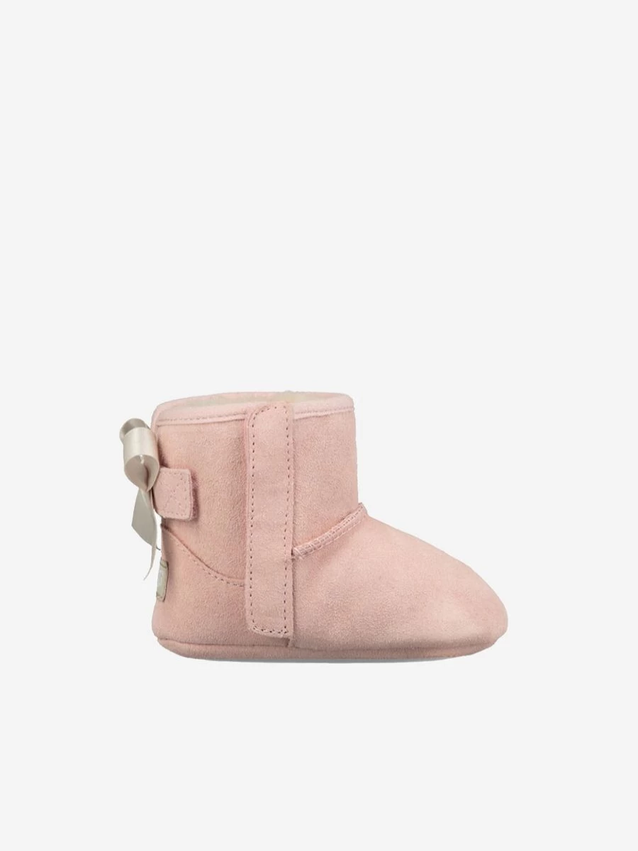 UGG Baby Girls Suede Jesse Bow II Booties - Soft & Stylish Boots for Infants