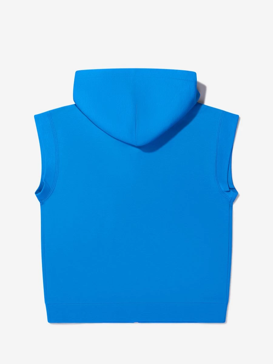 Dolce & Gabbana Kids Boys Cotton Sleeveless Zip-Up Hoodie Jacket