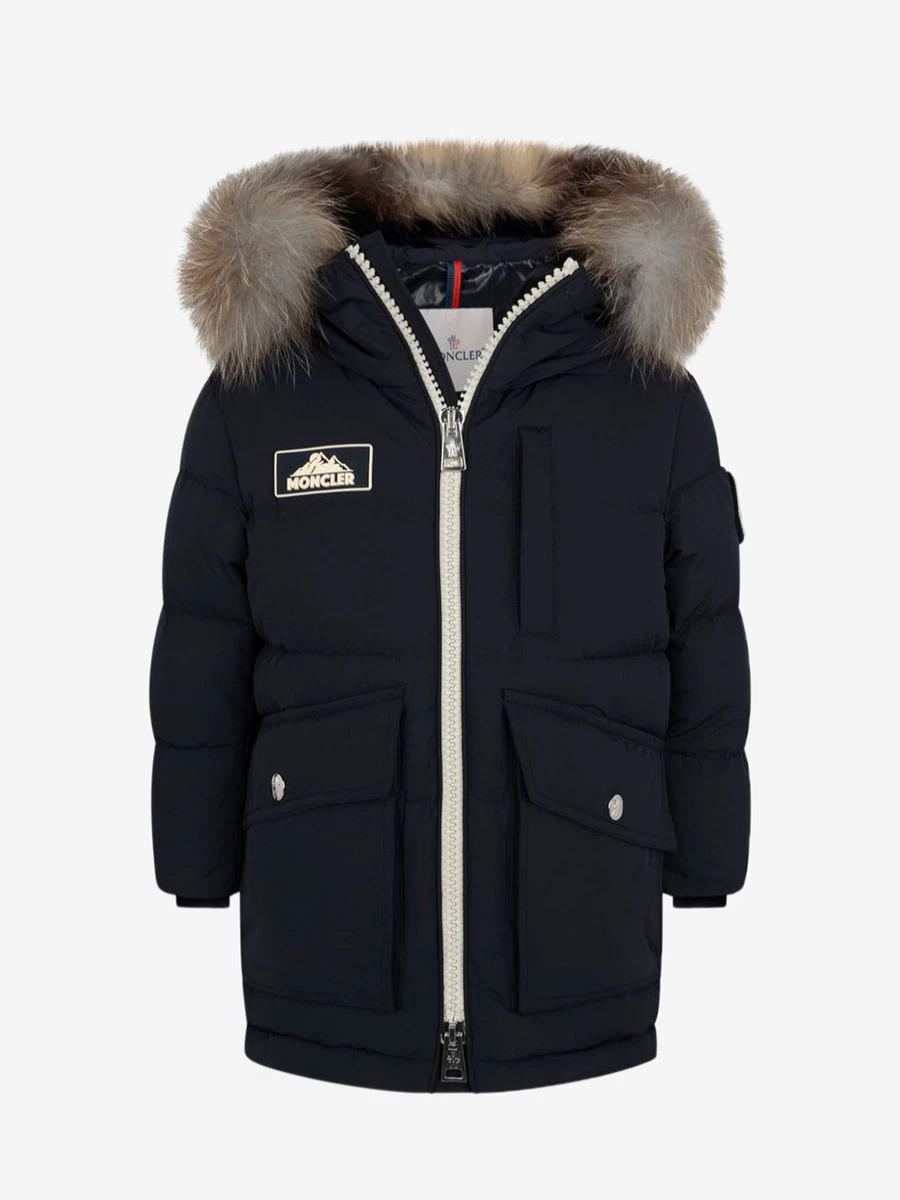 Moncler Enfant Boys' Winter Down Padded Coat - Warm Insulated Jacket for Kids