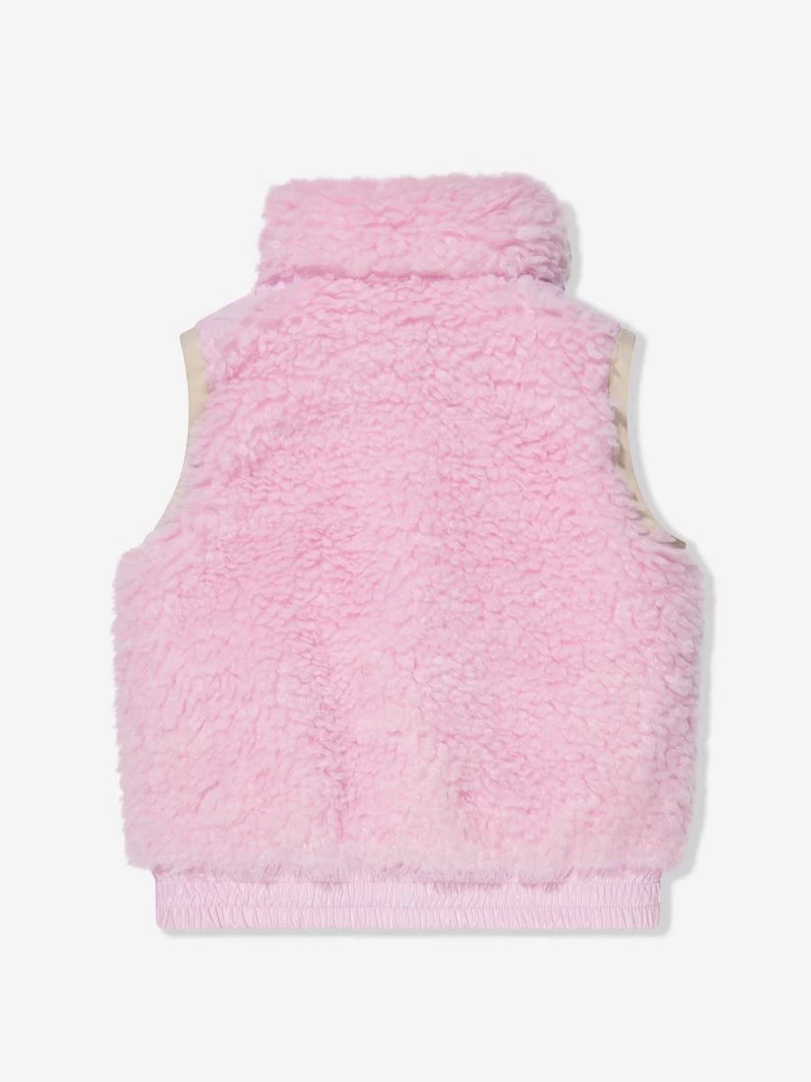 Moncler Enfant Teen Girls Pink Grenoble Down Padded Gilet Winter Vest