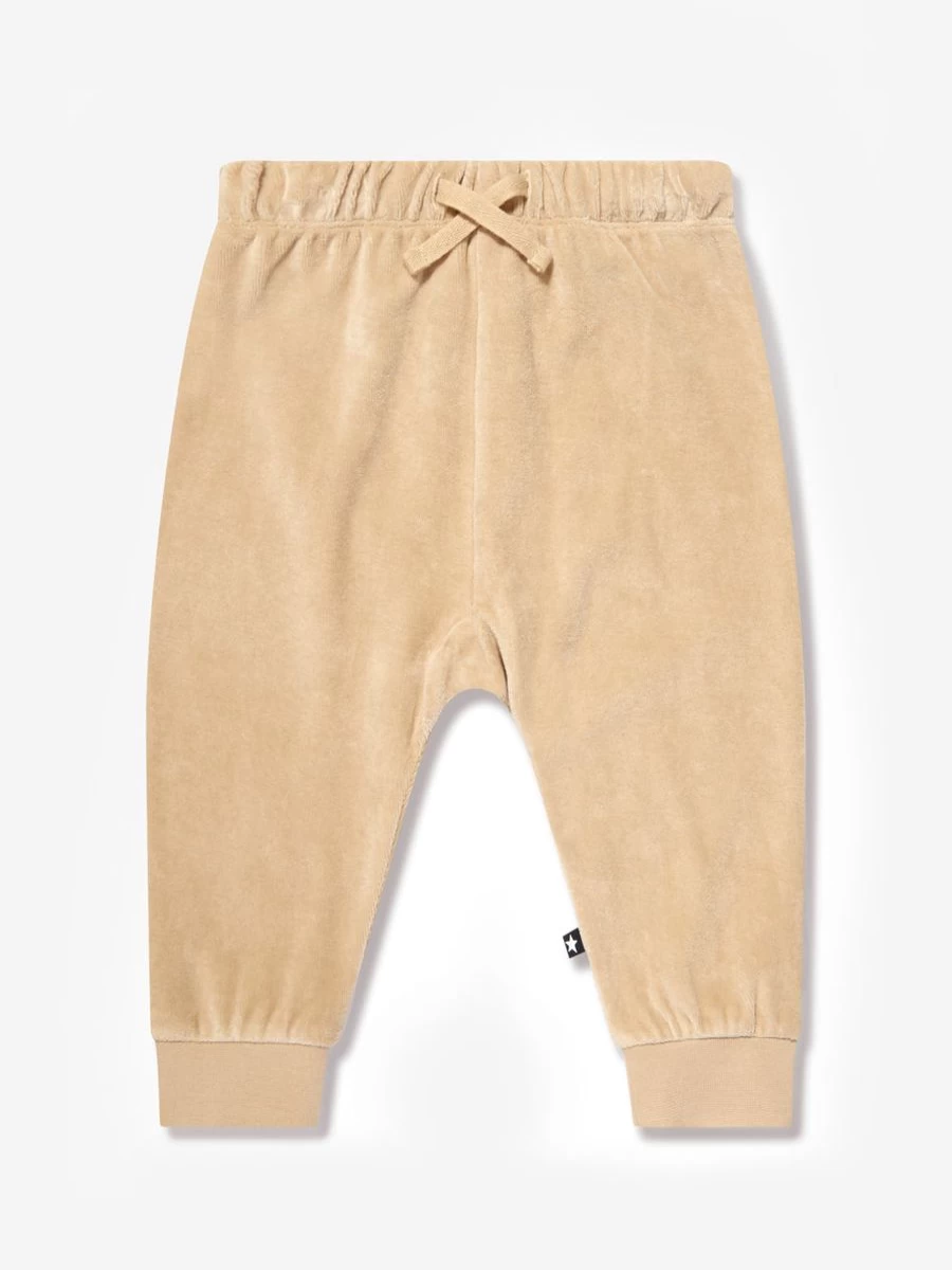 Molo Baby Beige Joggers - Soft & Comfortable Kids Branded Pants