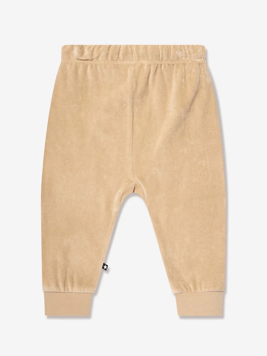 Molo Baby Beige Joggers - Soft & Comfortable Kids Branded Pants