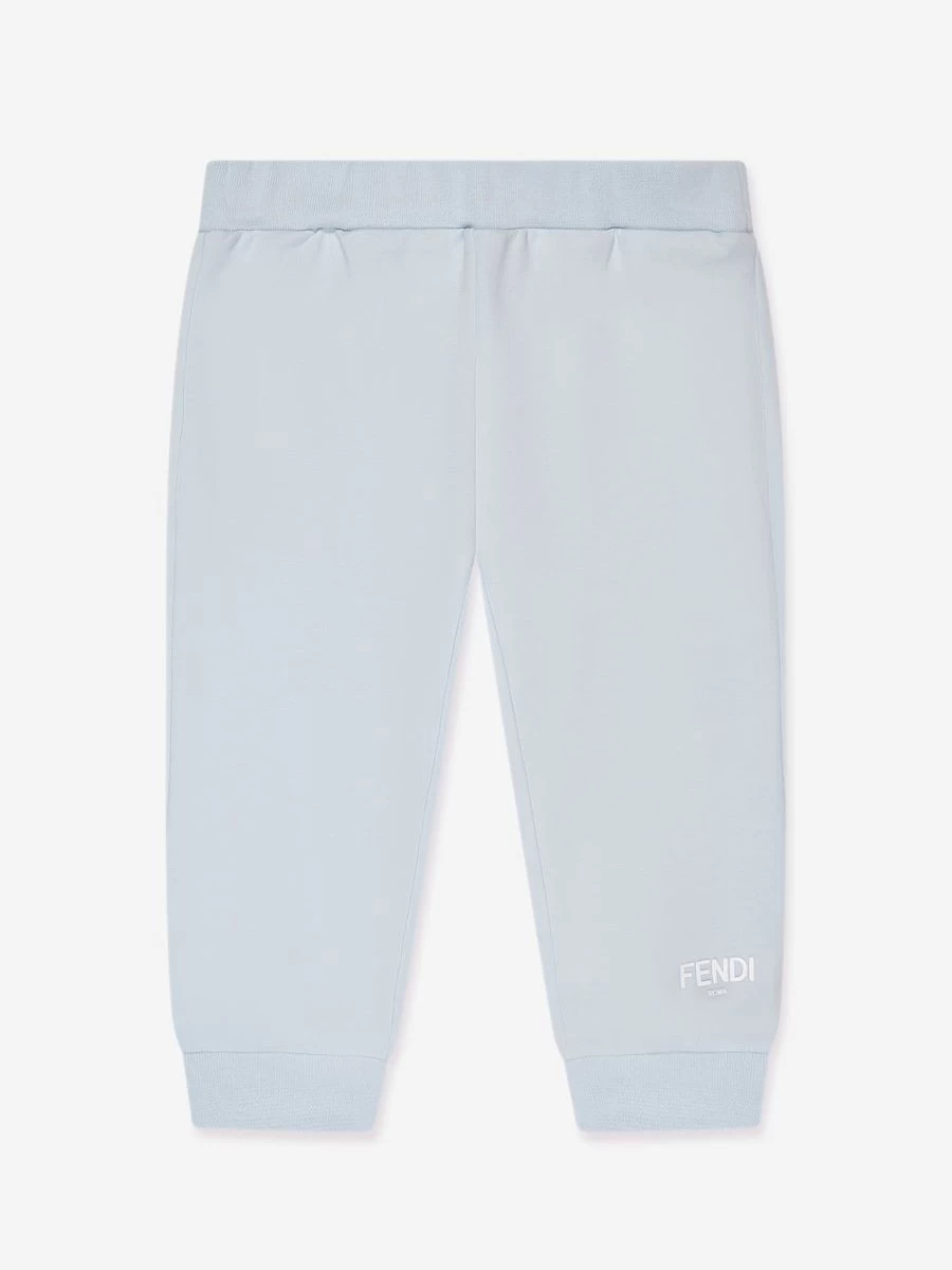 Fendi Kids Baby Blue Logo Joggers - Stylish Comfort for Infants