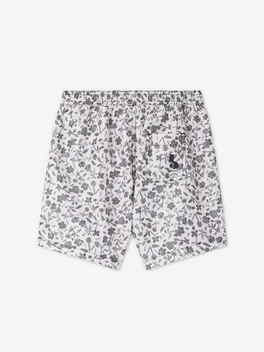 Bonpoint Boys' Floral Swim Shorts - Ariel Multicolour Beachwear for Kids