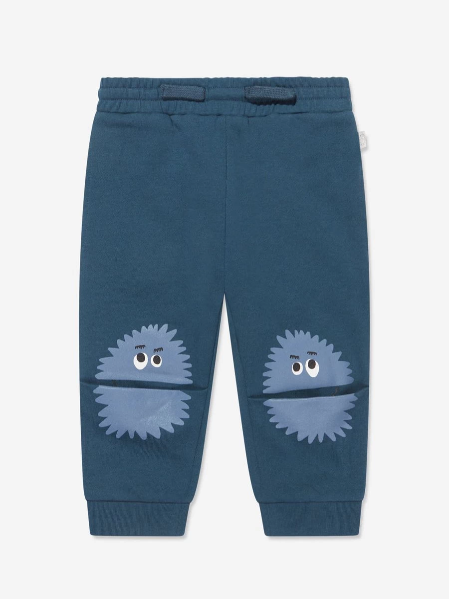 Stella McCartney Kids Boys Navy Monster Print Joggers Pants
