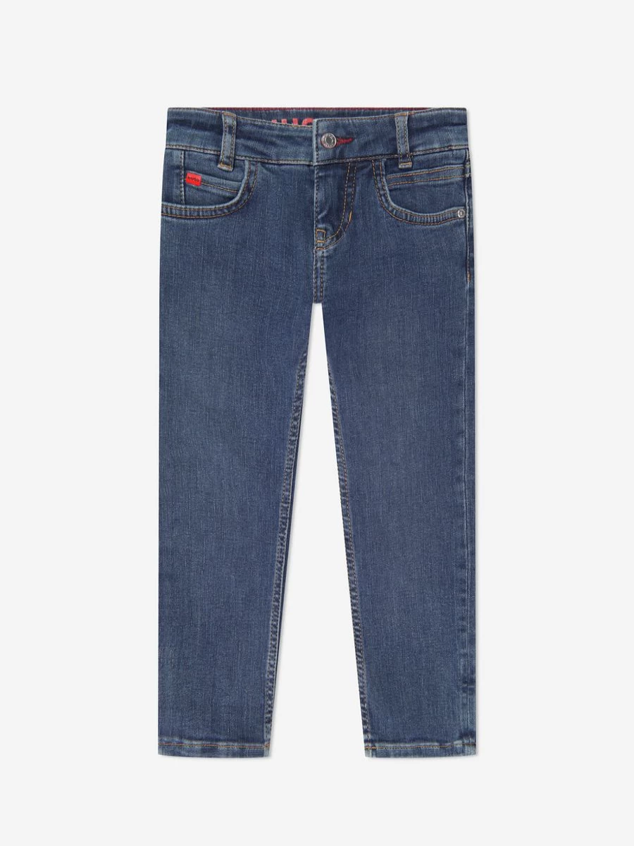 Hugo Boys Blue Skinny Fit Jeans for Kids - Stylish & Comfortable Denim Pants