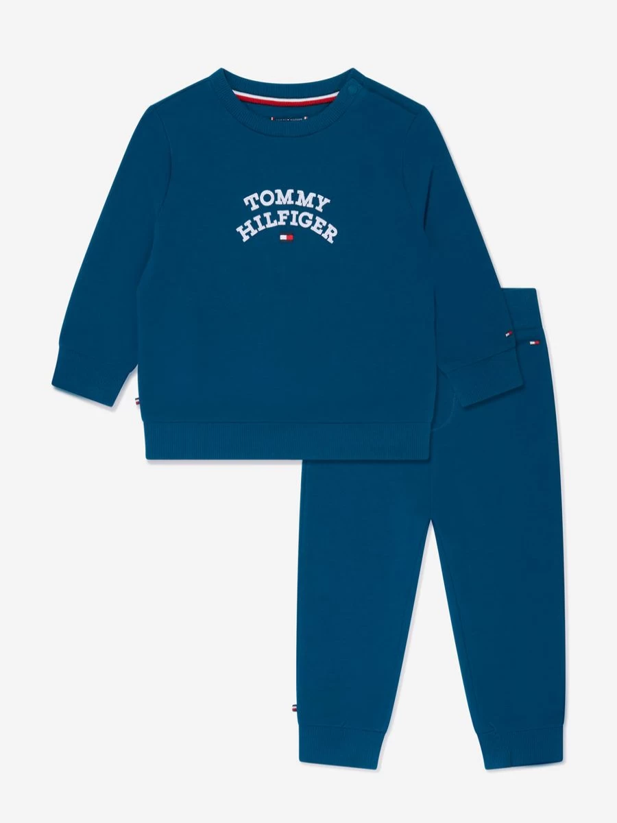 Tommy Hilfiger Baby Navy Flag Tracksuit for Infants and Toddlers