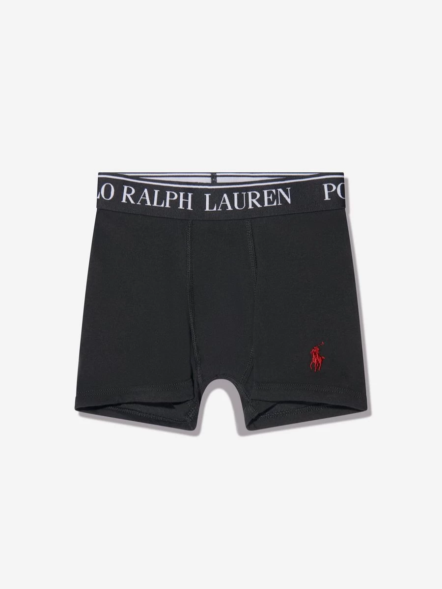 Ralph Lauren Boys' Cotton Boxer Shorts 5-Pack - Soft Comfort Underwear Set