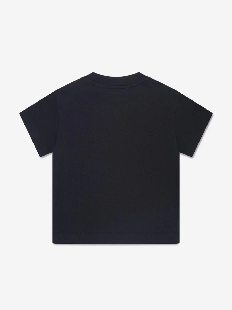Palm Angels Girls Black Neon Logo T-Shirt