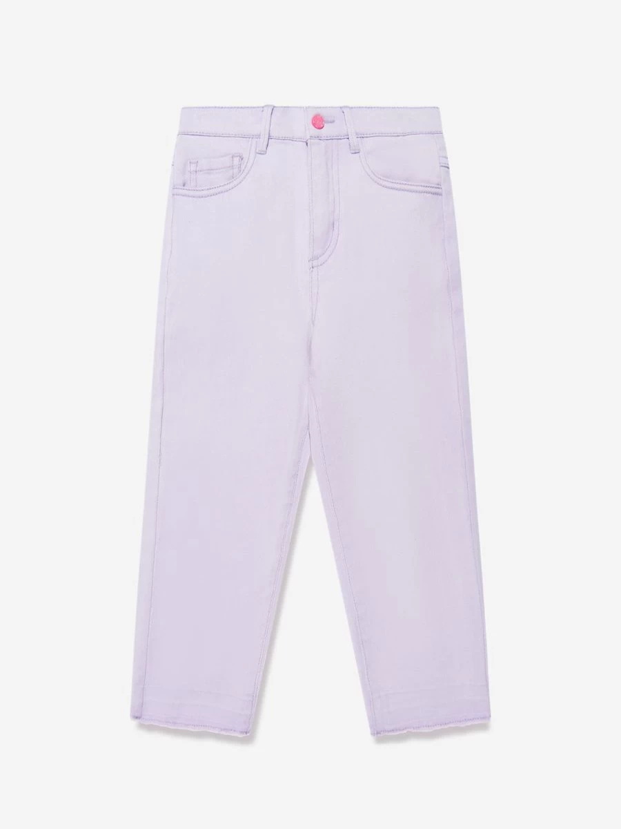 Billieblush Girls Lilac Twill Trousers for Kids - Stylish & Comfortable