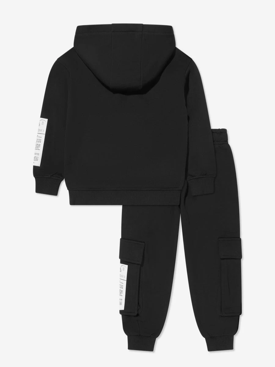 Moschino Kids Boys Black Logo Tracksuit - Stylish Athletic Outfit for Boys