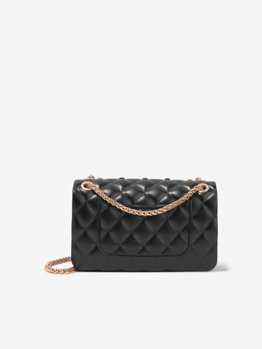 Monnalisa Girls Black Studded Handbag for Kids Stylish & Trendy