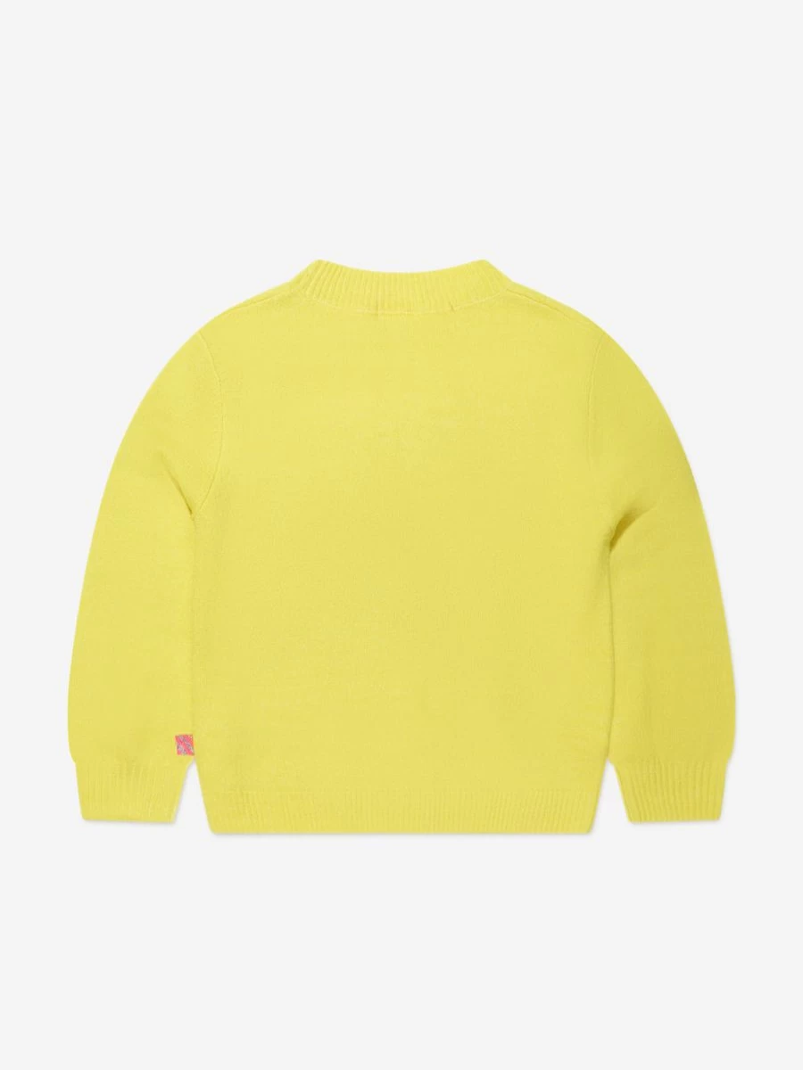 Billieblush Girls Lime Knitted Jumper - Soft & Stylish Kids Sweater