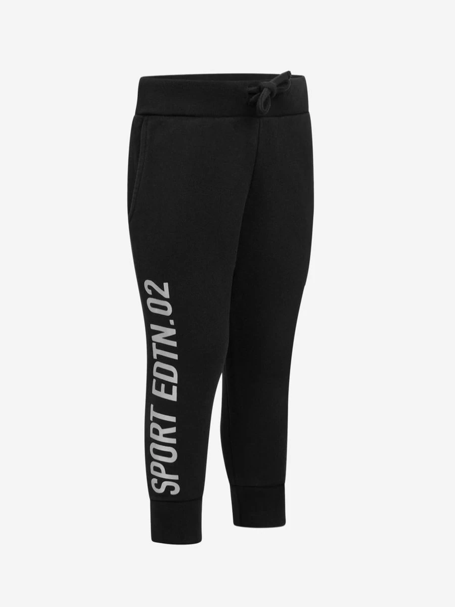 Dsquared2 Boys Black Cotton Sports Joggers Pants Casual Comfortable Kids Joggers
