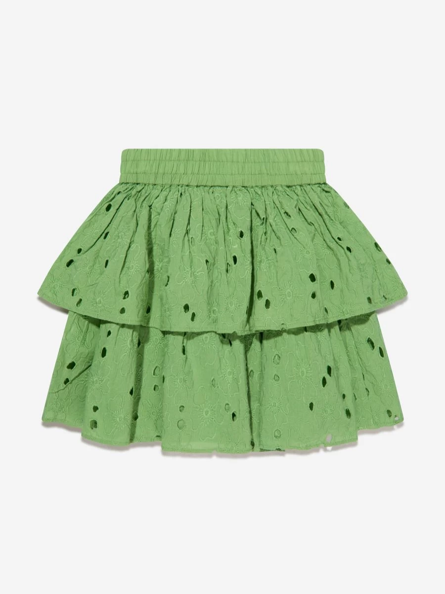 Molo Girls Brigitte Green Skirt | Stylish & Comfortable Skirt for Girls