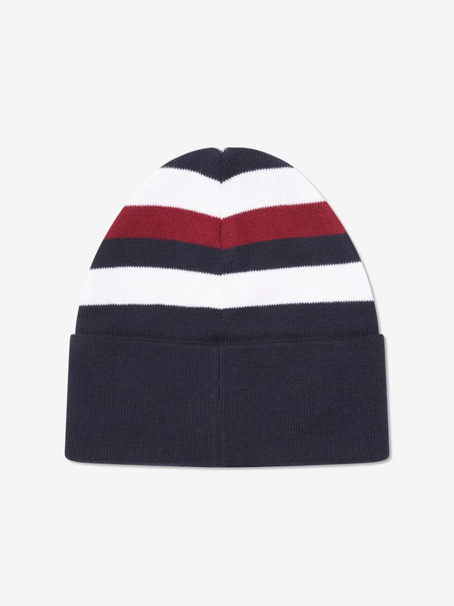 Tommy Hilfiger Teen Navy Beanie Hat for Boys and Girls