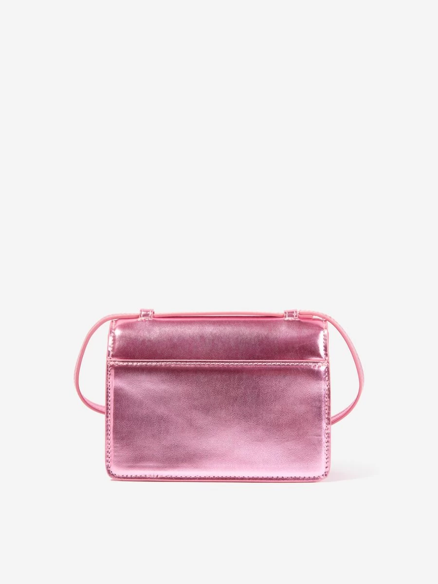 Versace Girls Pink Medusa Heart Shoulder Bag