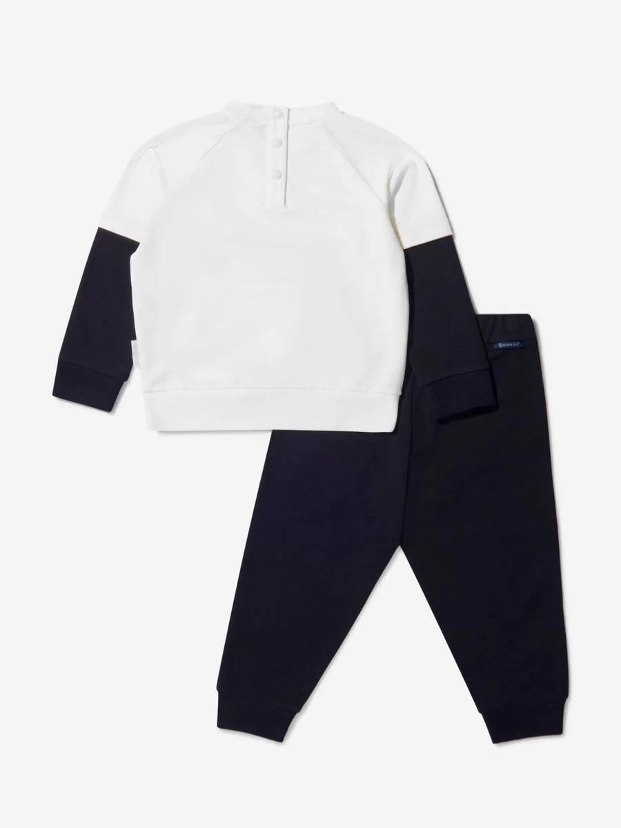 Moncler Enfant Baby Boys Logo Embroidered Tracksuit Set - Comfortable & Stylish Outfit