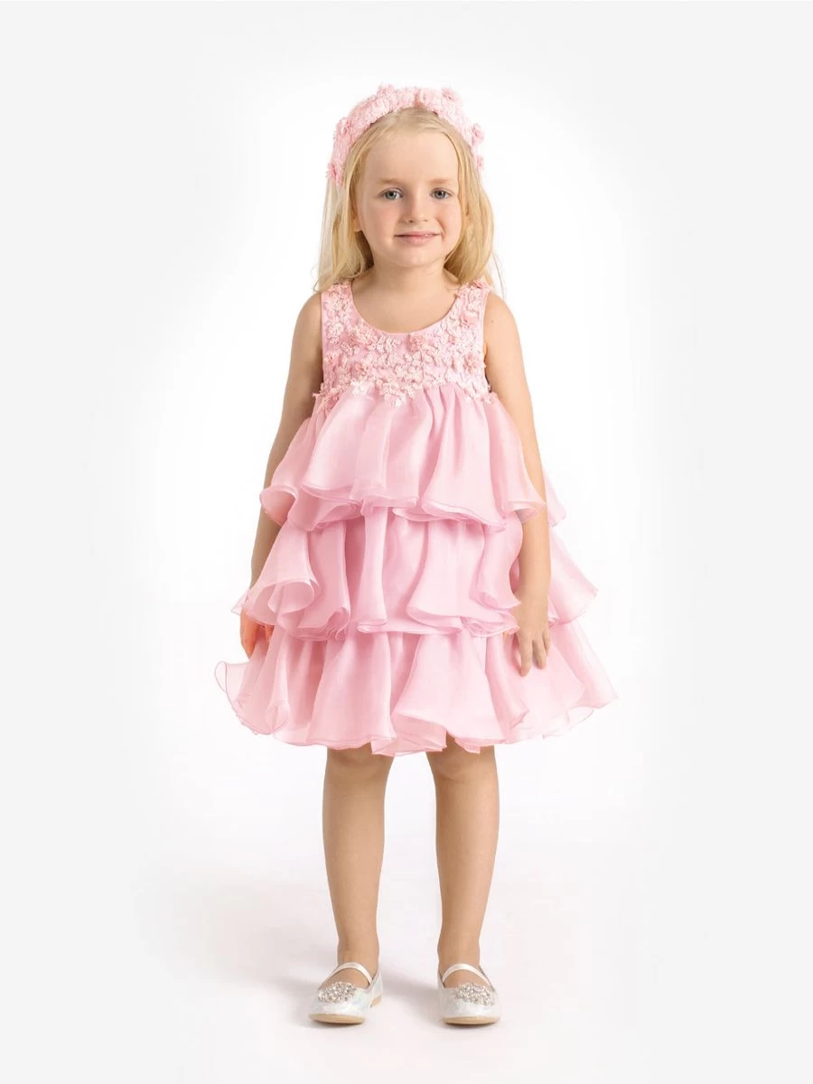 "Maison Ava Misty Lavender Lumi Dress for Teen Girls"