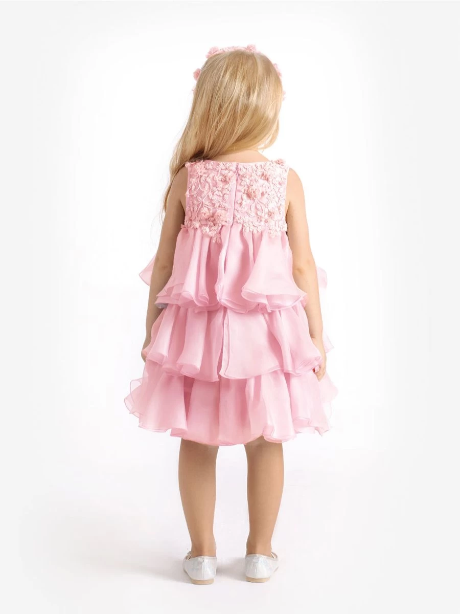 "Maison Ava Misty Lavender Lumi Dress for Teen Girls"
