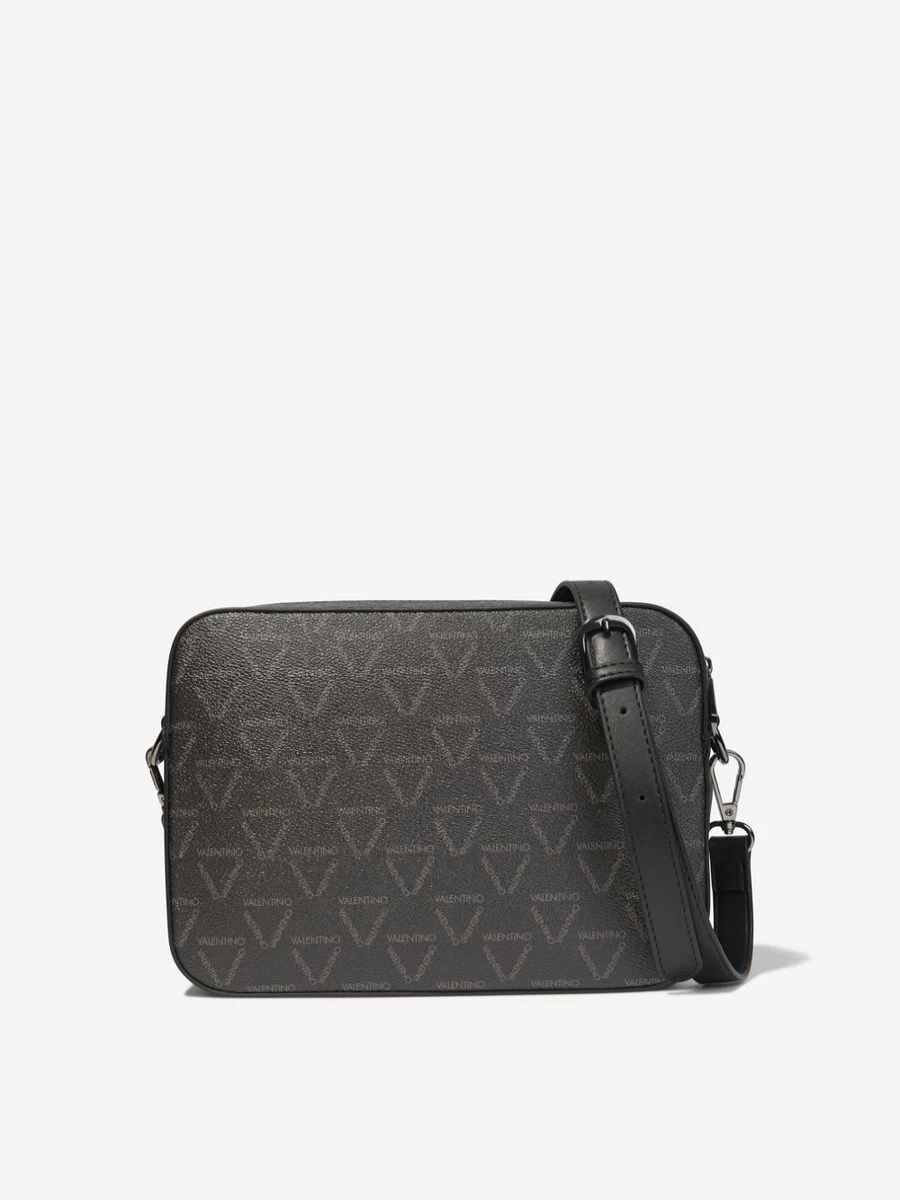 Valentino Boys Aron Black Cosmetic Case - 7cm Width Travel Toiletry Pouch