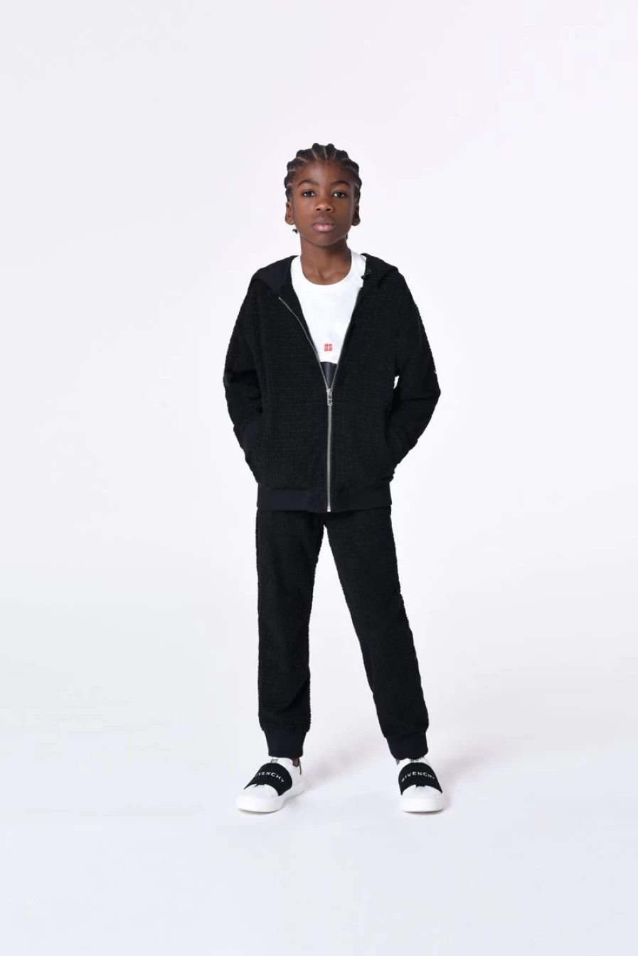 Givenchy Boys 4G Logo Black Tracksuit for Kids - Stylish Designer Sportswear