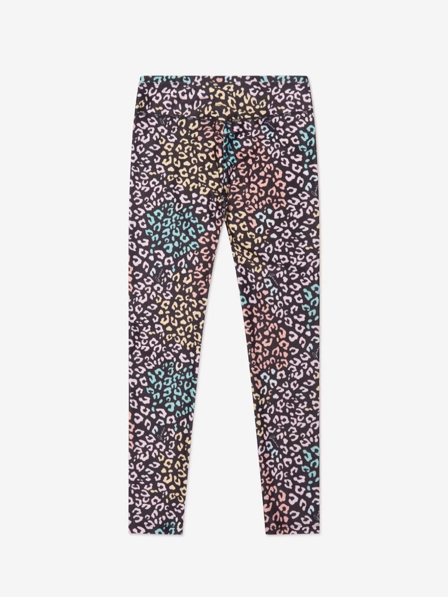 Guess Girls Leopard Print Leggings - Stylish Animal Pattern Leggings for Kids