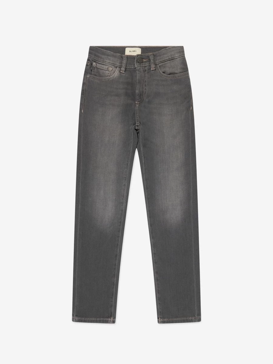 DL1961 Boys' Brady Slim Fit Grey Jeans for Kids