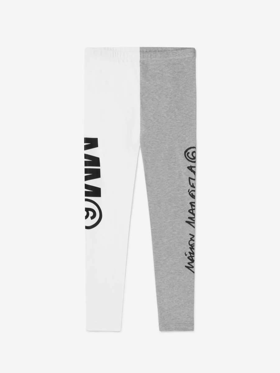 MM6 Maison Margiela Girls' Cotton Trousers - Comfortable Unisex Style Pants for Kids