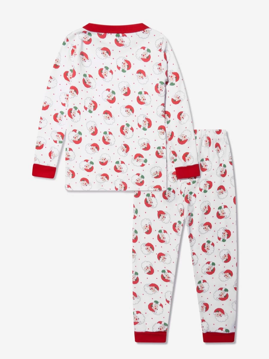 Magnolia Baby Boys' Red Santa Winking Christmas Long Pyjamas for Kids