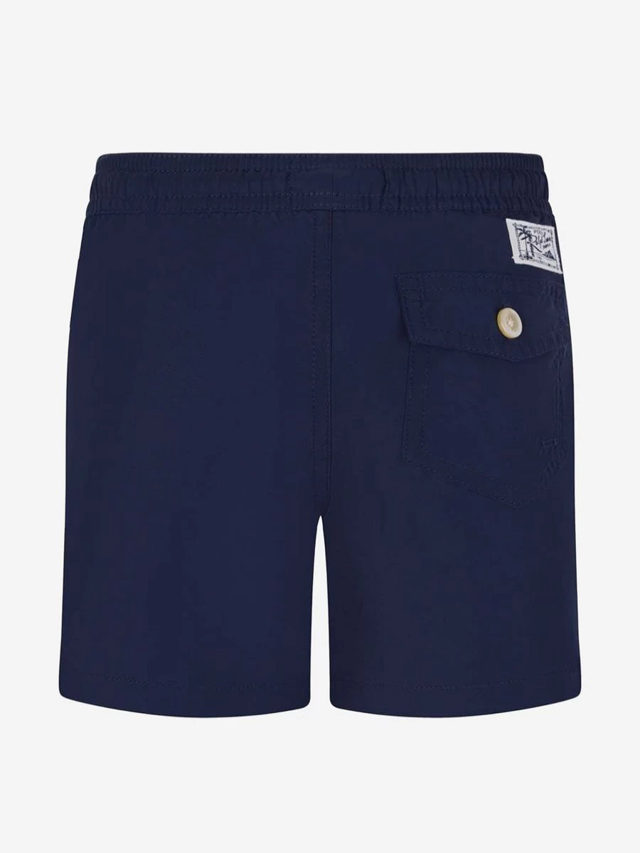 Ralph Lauren Kids Boys' Quick-Dry Logo Swim Shorts for Active Summer Fun