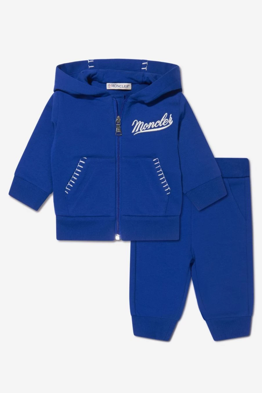 Moncler Enfant Boys Blue Baseball Tracksuit - Sporty Casual Outfit for Toddlers