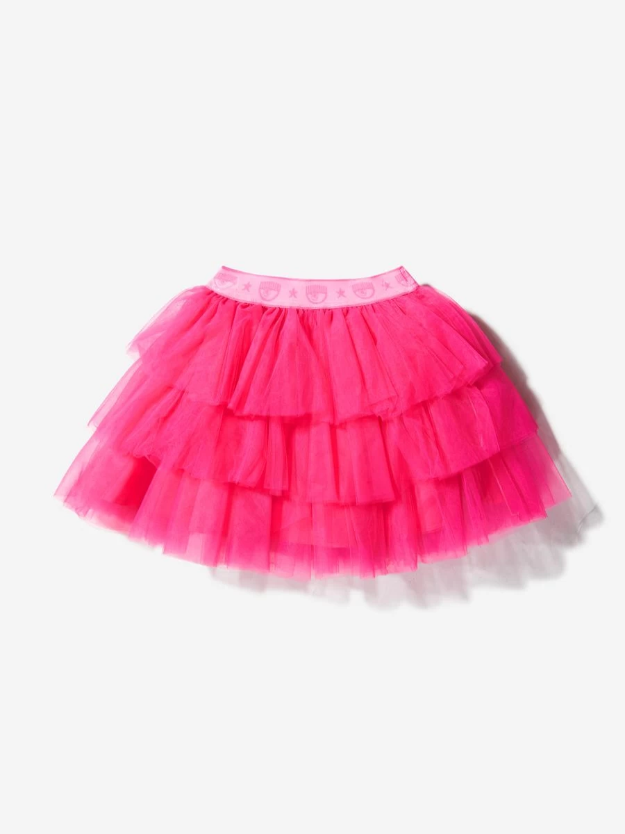Chiara Ferragni Girls Tulle Tutu Skirt for Kids - Fluffy Ballet Skirt for Parties and Dress Up