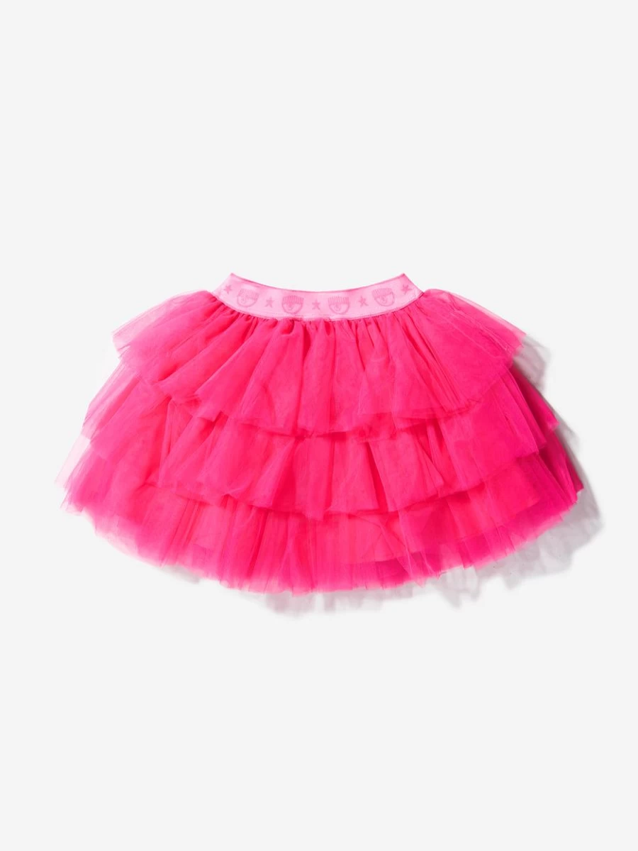 Chiara Ferragni Girls Tulle Tutu Skirt for Kids - Fluffy Ballet Skirt for Parties and Dress Up