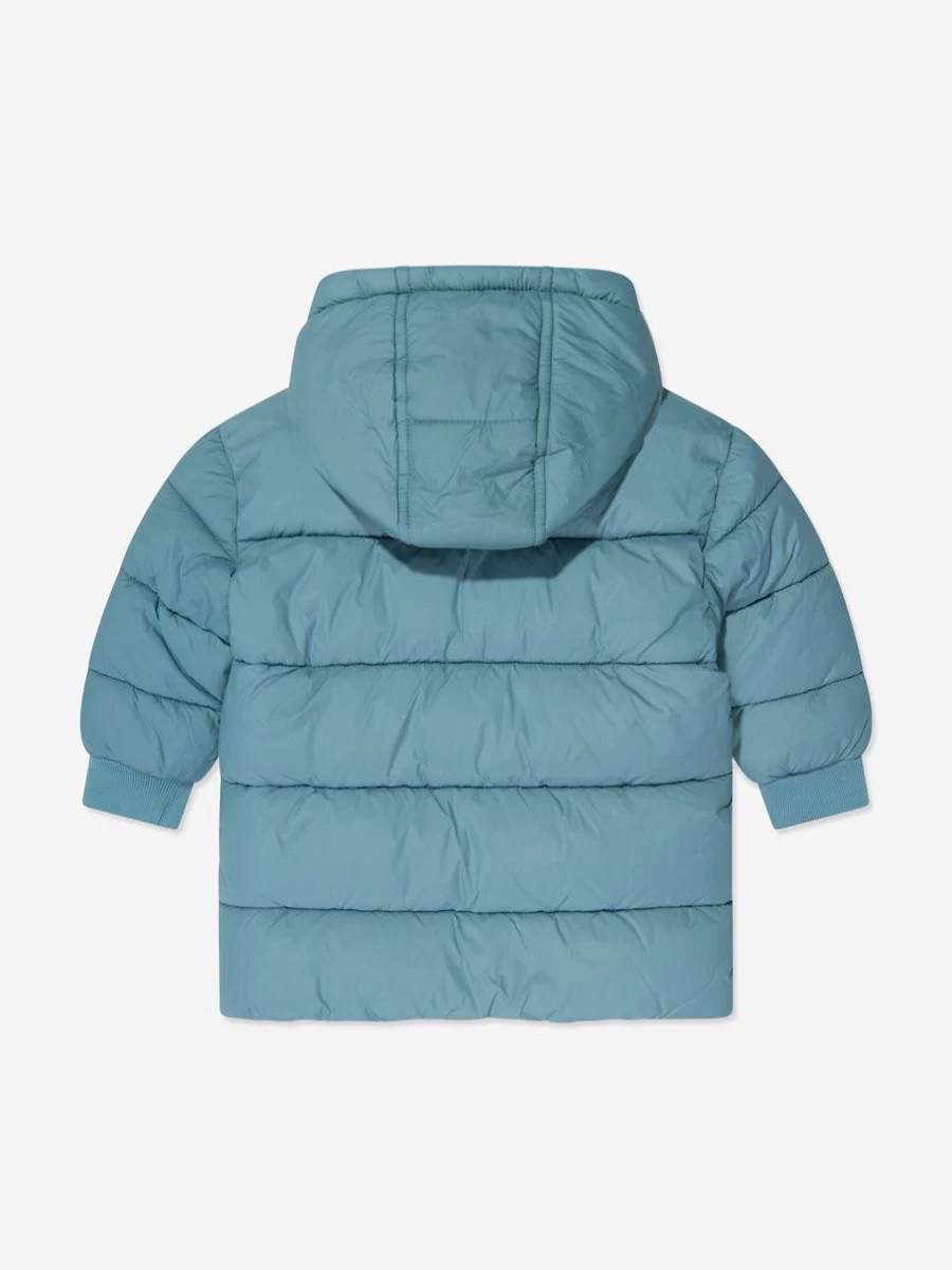 Timberland Boys' Blue Puffer Jacket – Warm Winter Coat for Toddlers & Kids