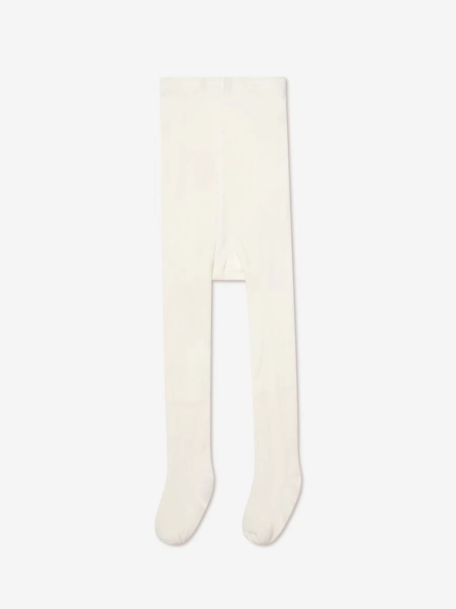 Paz Rodriguez Girls Ivory Cotton Socks for Kids - Soft & Comfortable