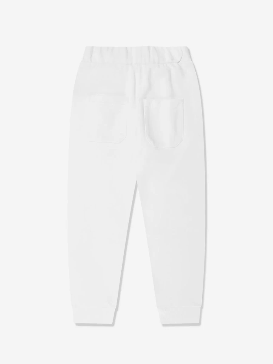 Balmain Teen Girls White Logo Joggers - Stylish Casual Pants for Teens