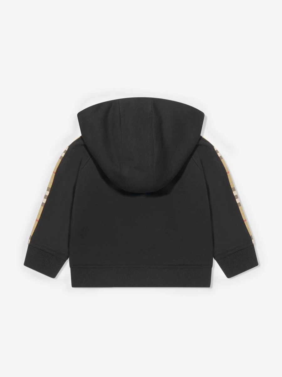 Burberry Kids Baby Boys Timmy Black Zip-Up Hoodie
