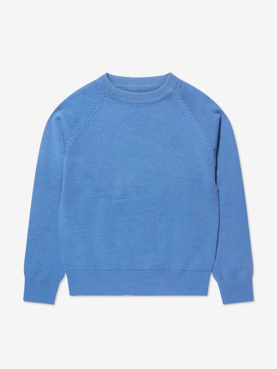 Trussardi Boys Blue Hershel Sweatshirt - Casual Cotton Pullover for Kids