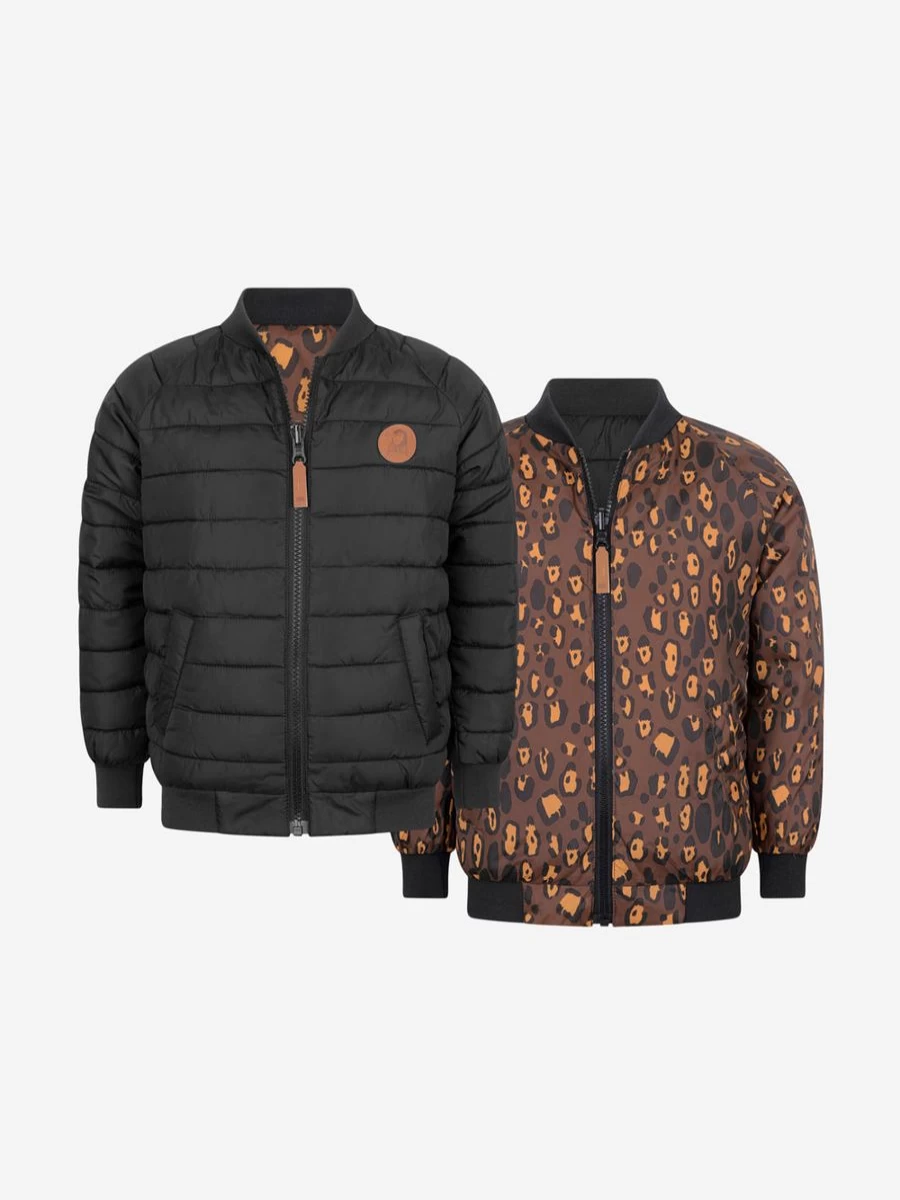 Mini Rodini Reversible Jacket for Girls - Eco-Friendly Kids Outerwear