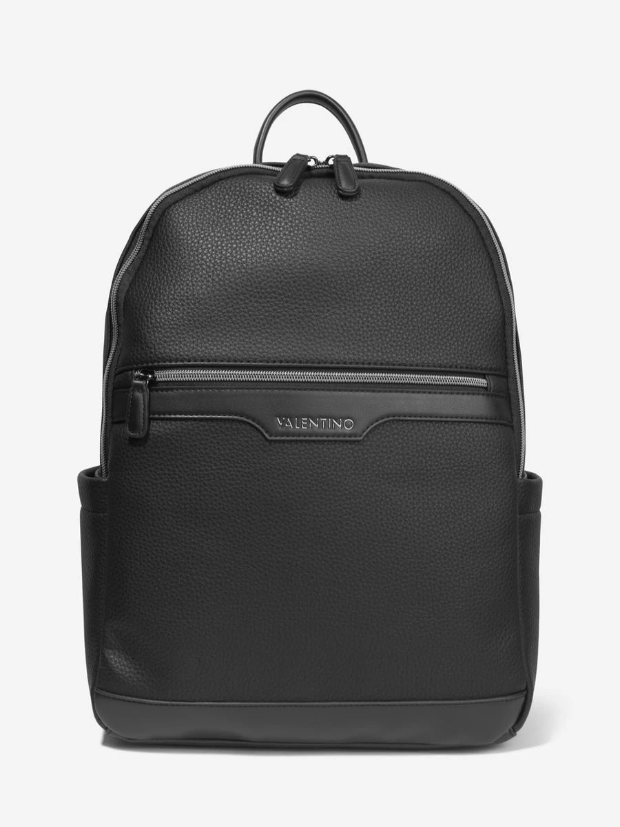 Valentino Boys Black Efeo Backpack 43.9cm Kids School Bag