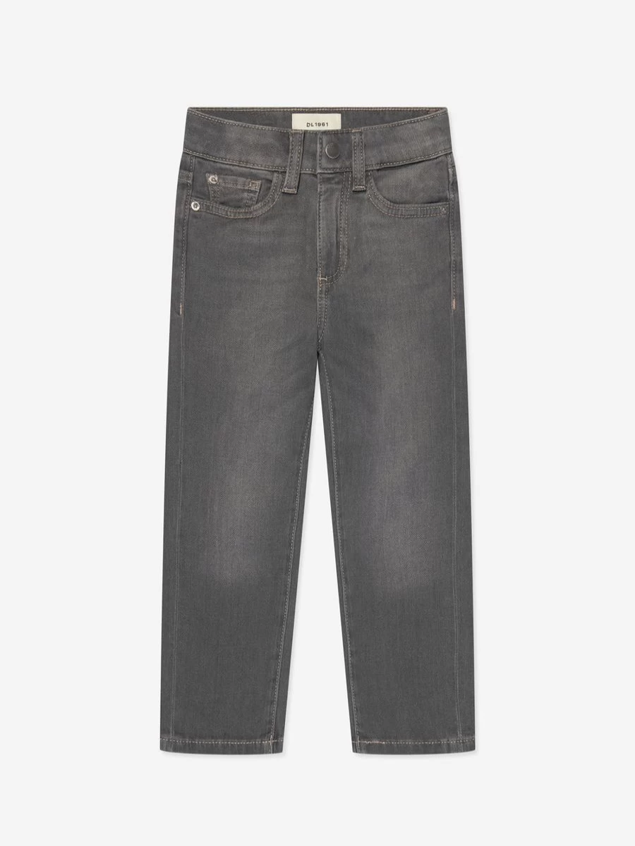 DL1961 Boys' Brady Slim Fit Grey Jeans for Kids