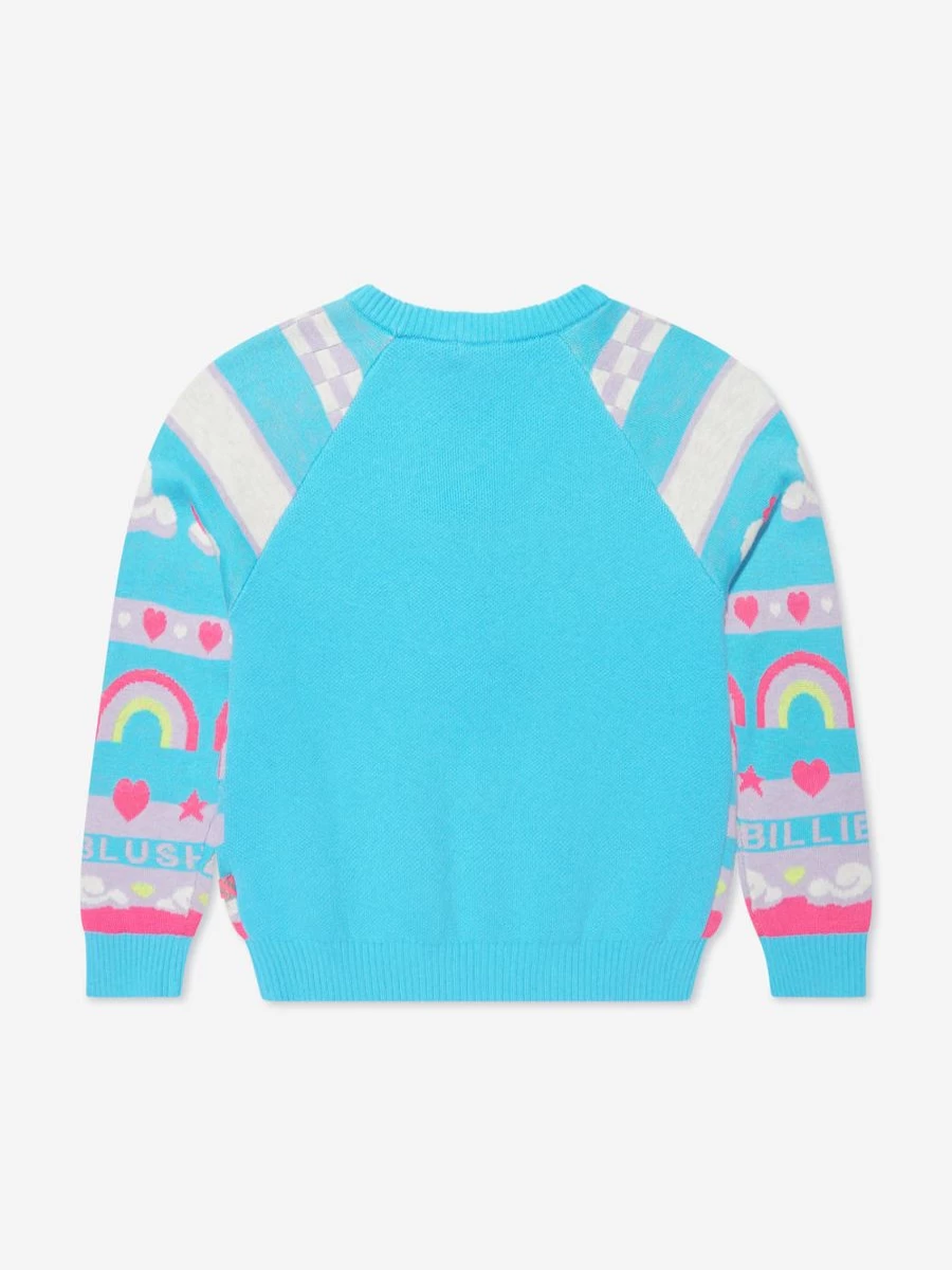 "Billieblush Teen Girls Blue Embellished Knitted Jumper"