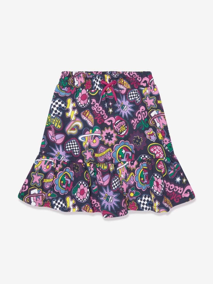 MARC JACOBS Girls' Colorful Illustrated Skirt - Multicolored Design for Kids